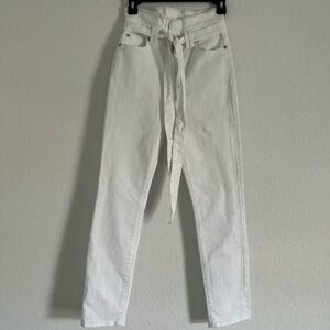 7 For all mankind whit jeans